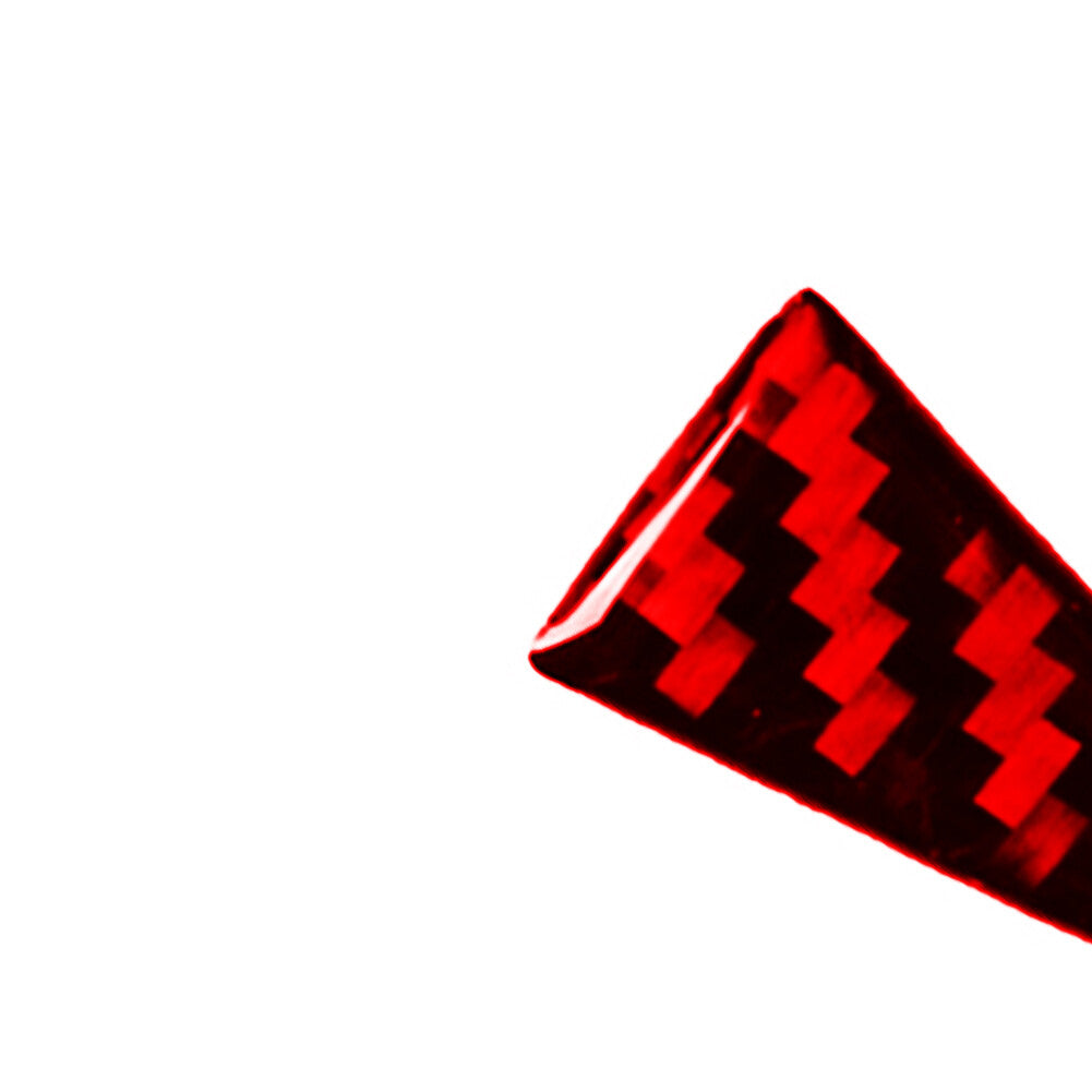 Red Carbon Fiber Interior Gear Shift Rod Side Cover Trim for Honda CR-V 2017-21