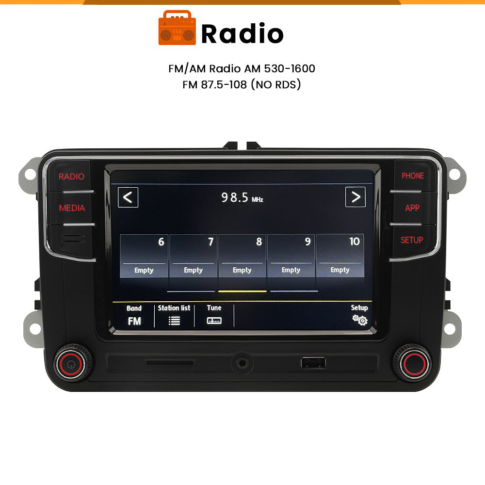 NONAME Autoradio RCD330 187E Androidauto Carplay BT SD f¨¹r for VW for Golf for Jetta for Passat
