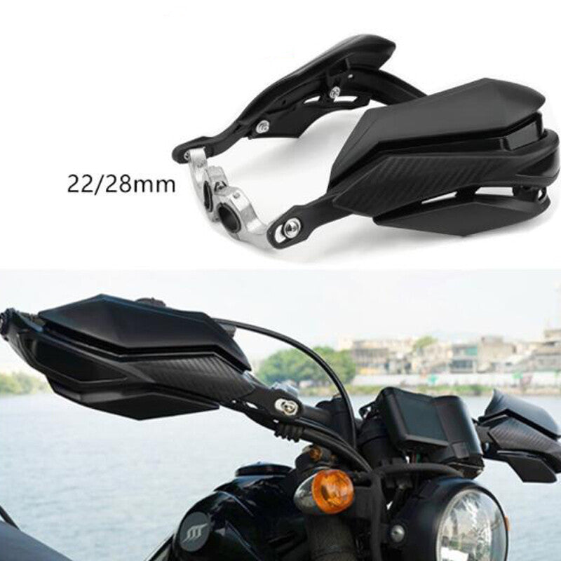 22/28 mm Adjustable Motorcycle Handguards, Windproof Off-Road Bike Handguards - n