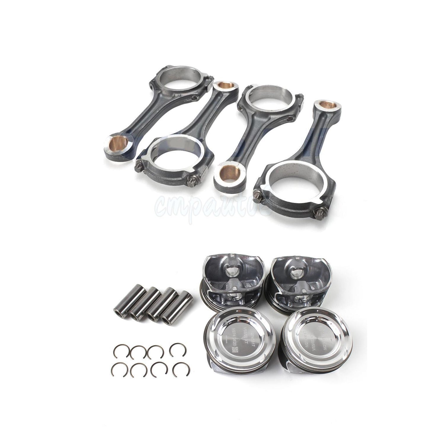 Piston  Rings  Conrod Kit for Mercedes-Benz C250 C300 W205 2.0T M274 E200 8PCS