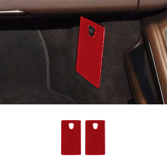 Carbon Fiber Gear Shift Panel Cover Trim Sticker for VW for Golf 8 MK8 GTI 2021 v