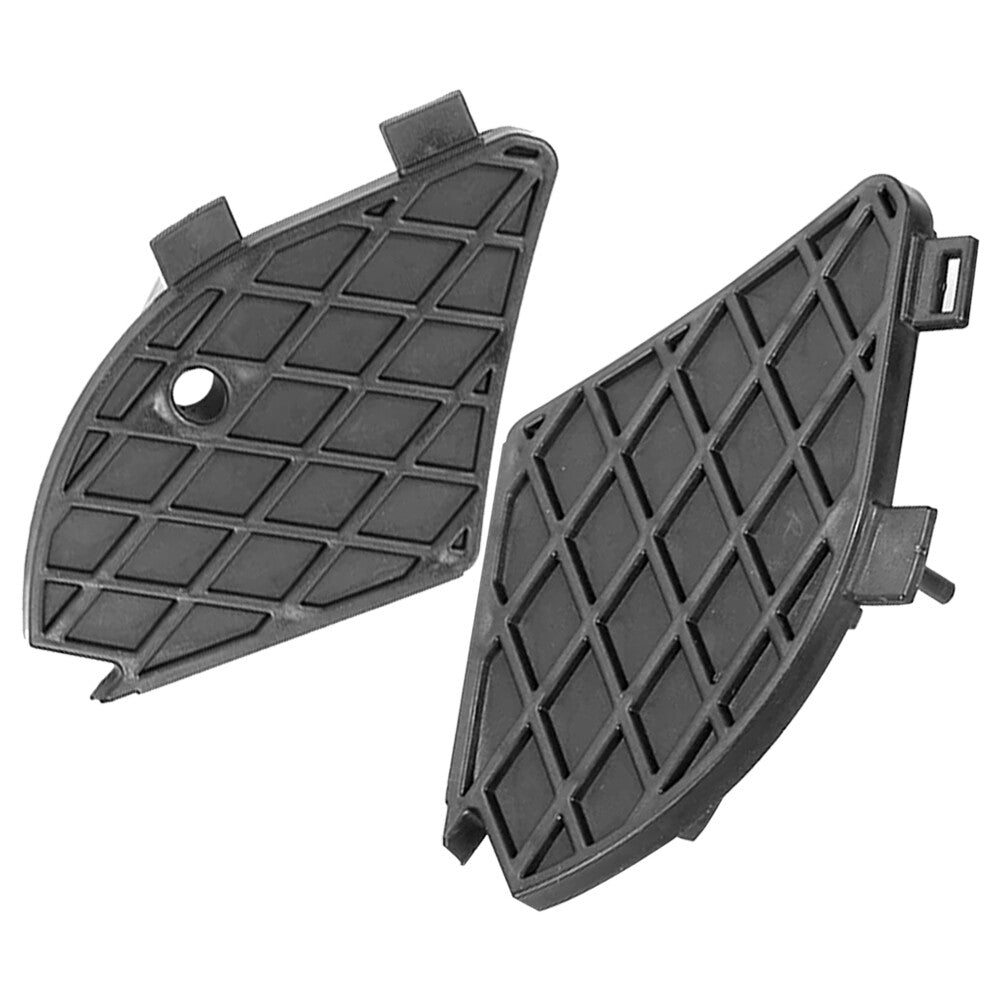 Pair Front Bumper Fog Light Grill Cover For 2000-2003 W210 E320 E430 E55 AMG