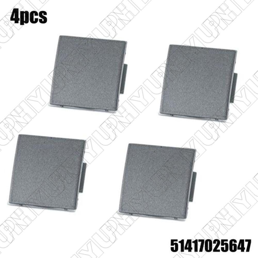 4Pcs Door Panel Cover Plug 51417025647 Fits for BMW 745i E65 745Li E66 2002-2005 Q