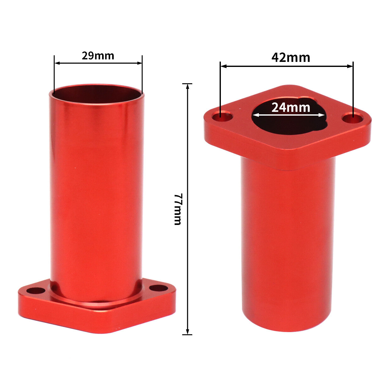 Carburetor Intake Pipe Inlet Manifold Rubber Boot Kit Adapter for VM24 Carb Q