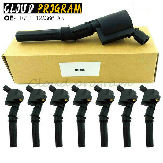 8 Pack Ignition Coil DG508 FD503 For 4.6L 5.4L F150 F250 F550 E150 Crown n