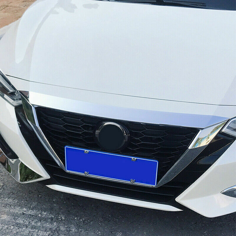 for Nissan Sentra 2020-2022 silver Front Engine Hood Grille Cover Moulding Trim