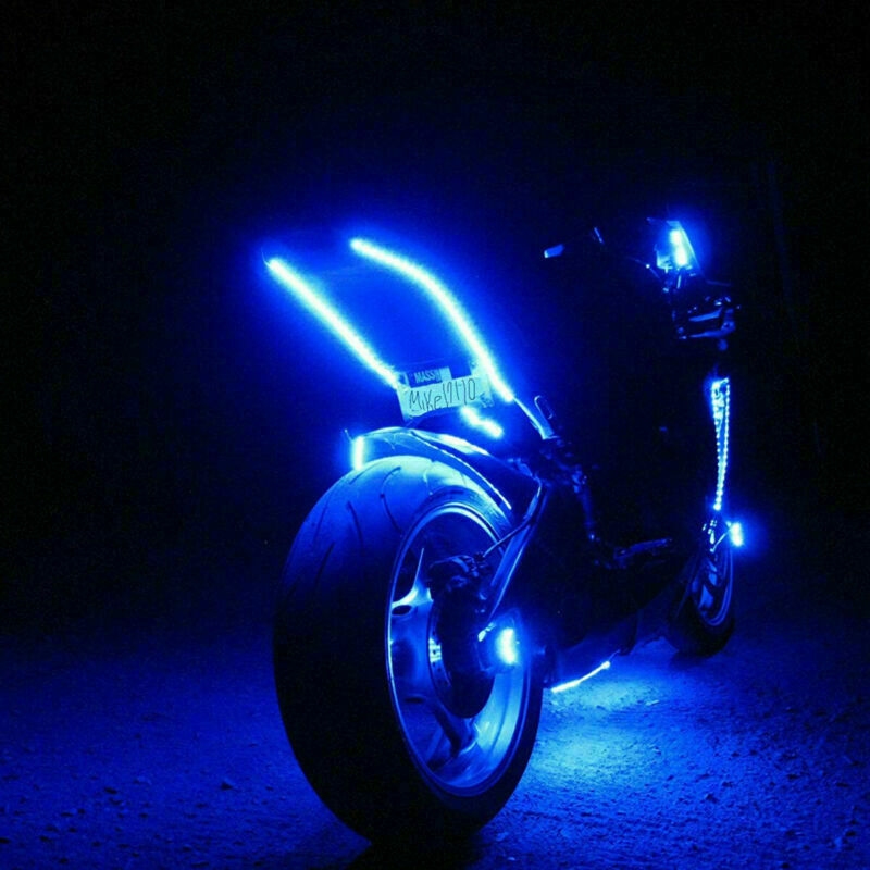 Muti-Color RGB LED Motorcycle Frame Illumination Strip for Harley-Davidson General Use Q