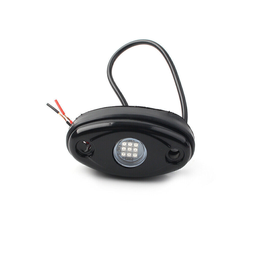 9W LED Rock Light Lamp Pods for JEEP Offroad Truck Under Body Trail Rig Lamp 2PC