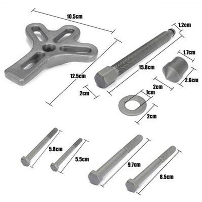 Car 23 Wheel Puller Piece Carbon Steel Harmonic Balancer Steering Universal Tool