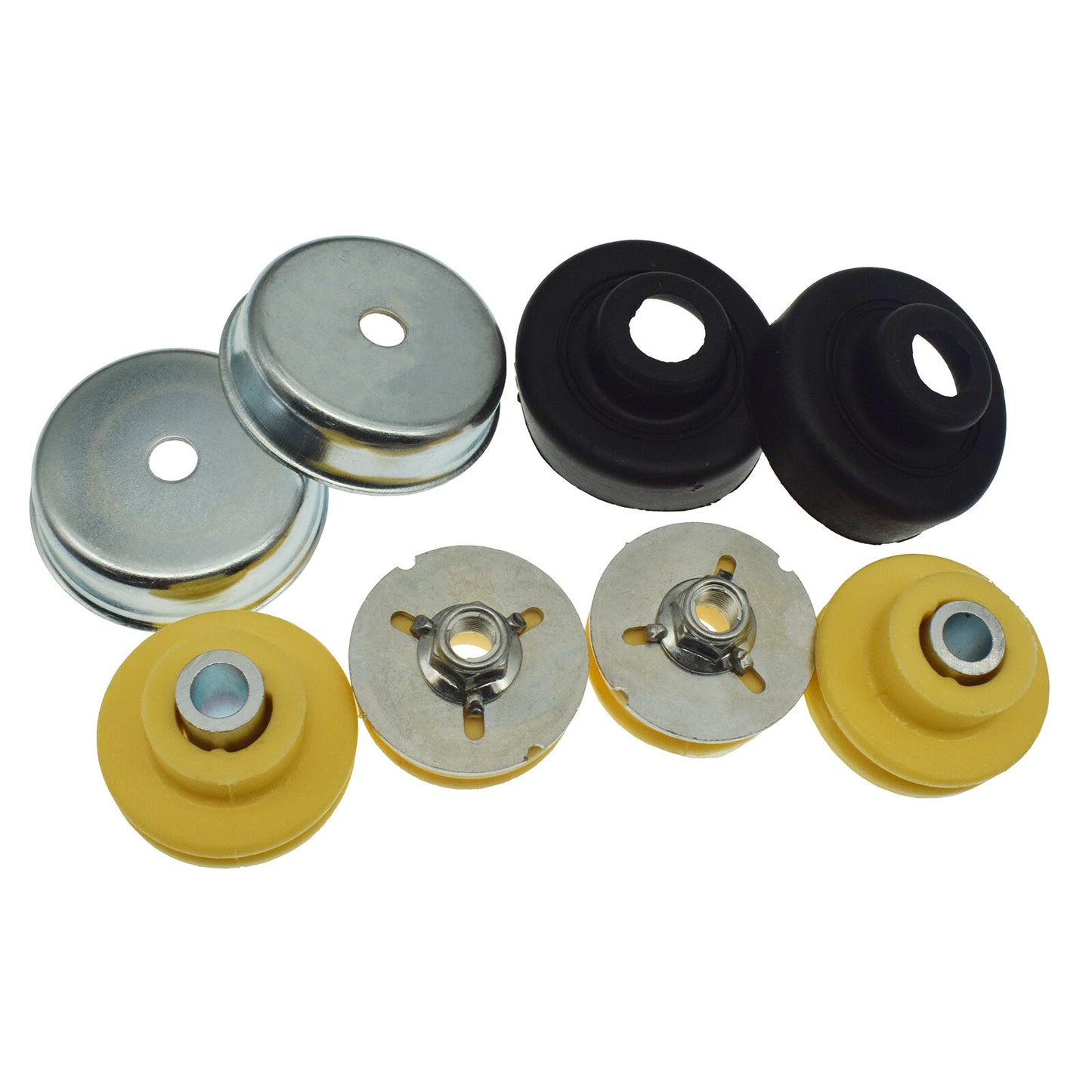 For E82 E88 E90 128i 8PCS Rear Upper Suspension Mount Components Shock Mounting