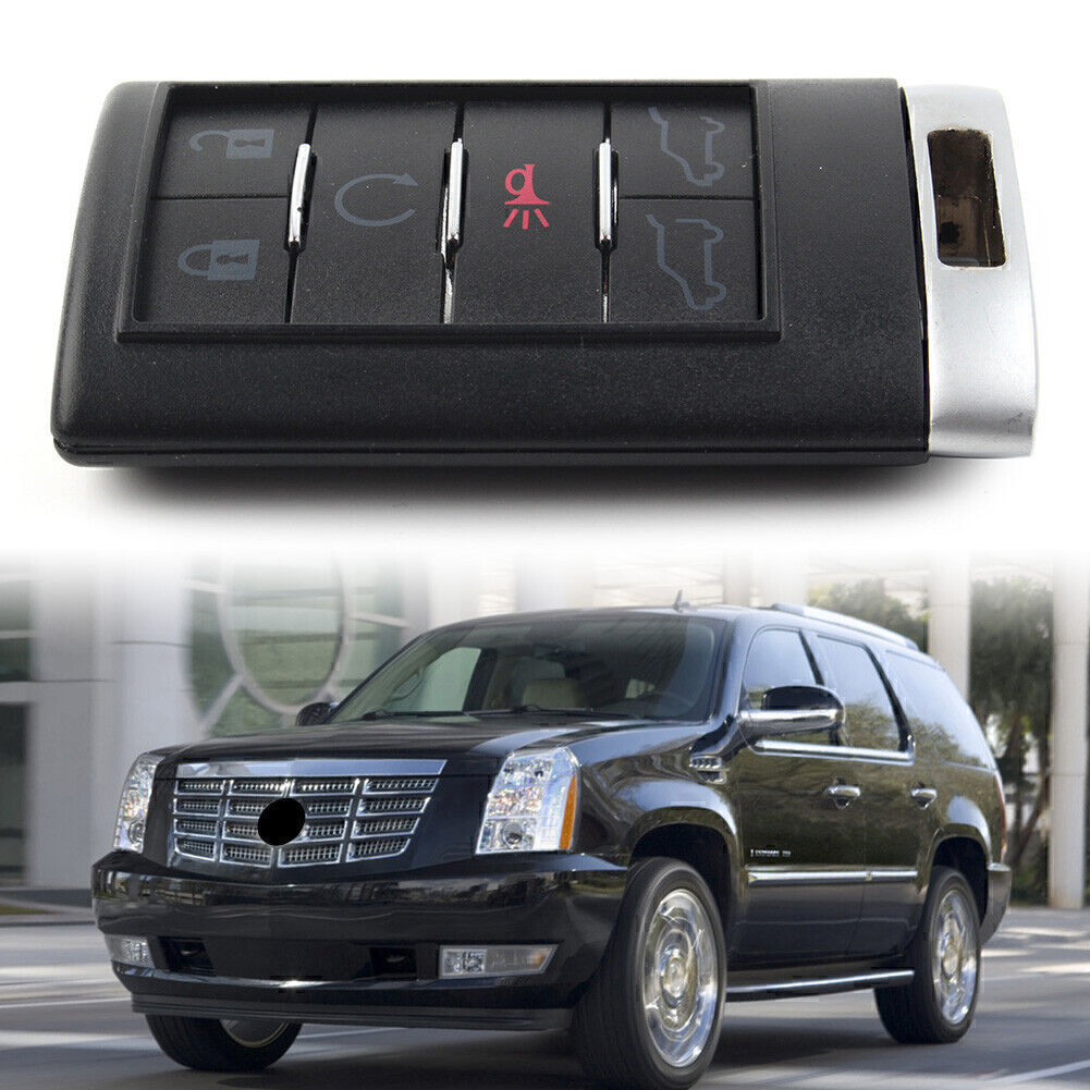for Cadillac for Escalade ESV EXT 2007-2014 Replacement Remote Key Fob shell Case Q
