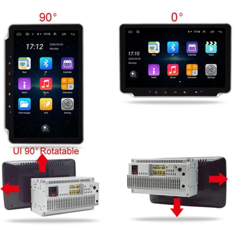 Unit Android 9.1 2 DIN 10.1 Touch Screen Car Wifi 4G GPS Radio MP5 Player Head