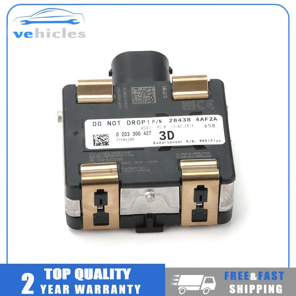 28438-4AF2D is a cruise distance sensor radar for 2015-2019 for Nissan Sentra 1.6L and 1.8L vehicles.