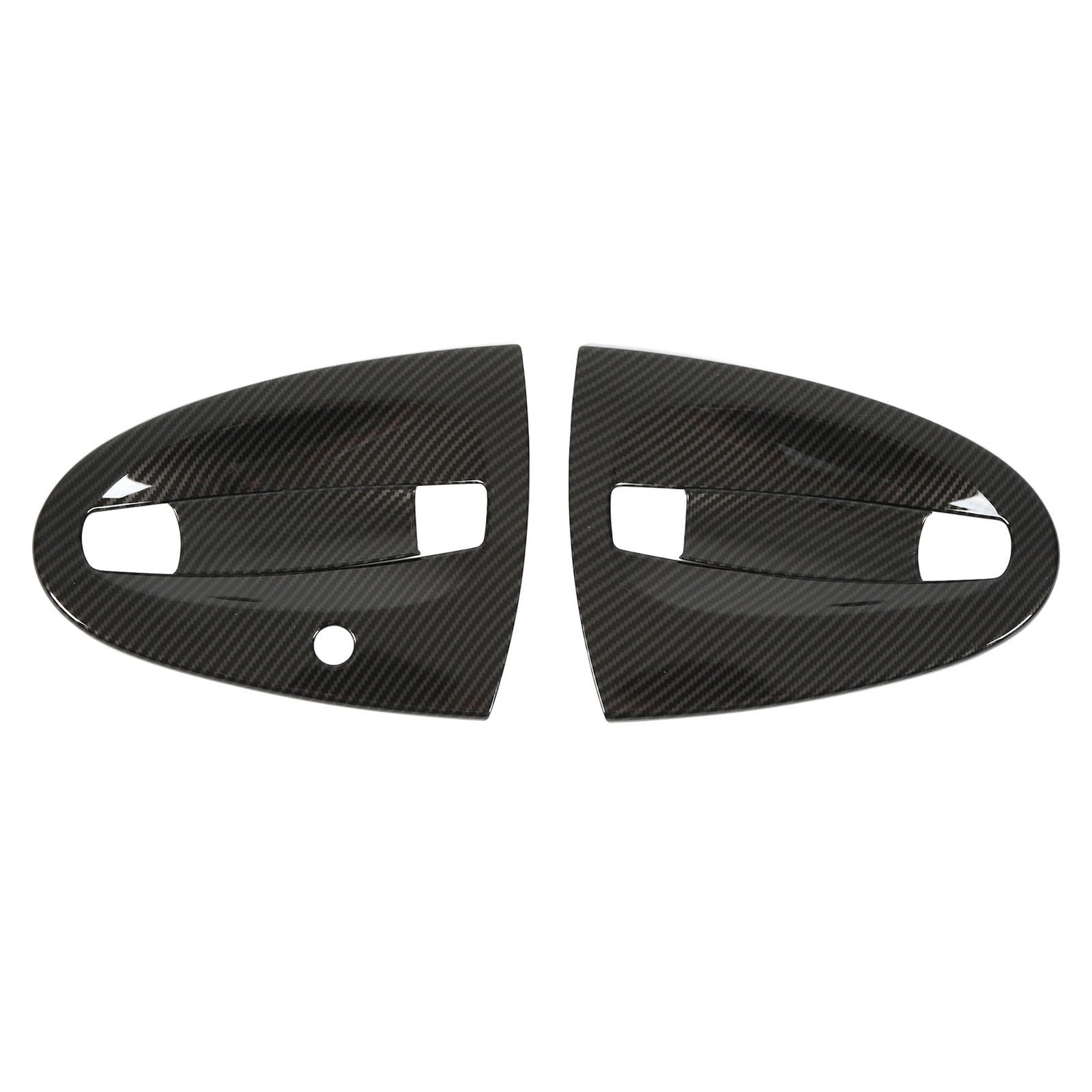 Exterior Door Handle Bowl Cover 4pcs Carbon Fiber Car Exterior Door Handle Bowl