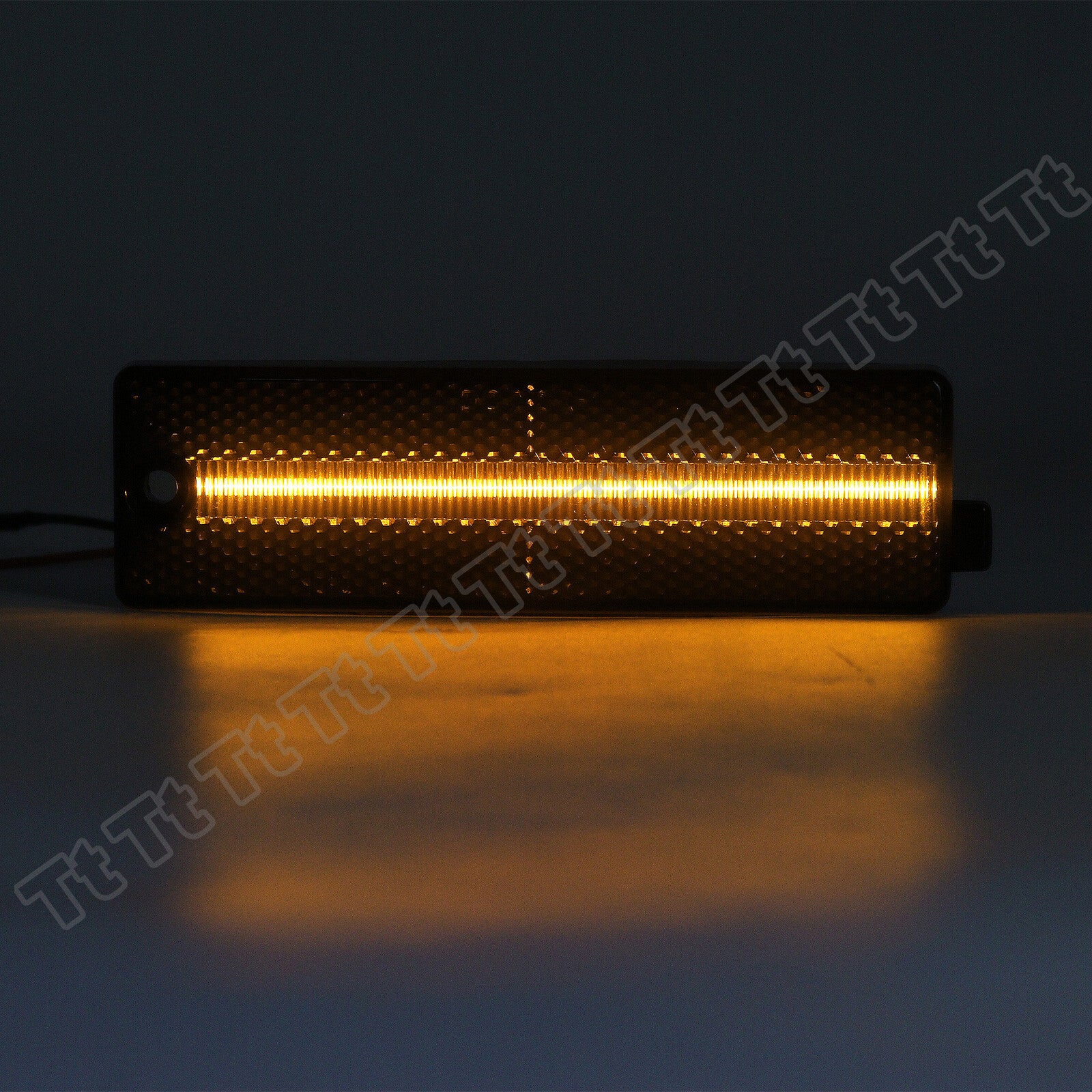 Smoked Lens LED Front Side Marker Lights for 1998 - 2002 for Pontiac Firebird Trans Am- v
