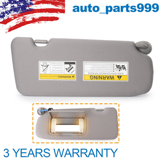 One-piece new sun visor with mirror-finish light gray finish, suitable for the left driver's side of for Honda CR-V. n