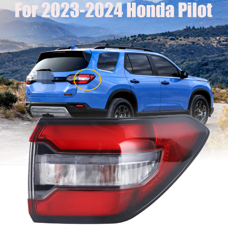 For 2023 2024 for Honda Pilot Outer Tail Light LH Driver Left Side LED Lamps n