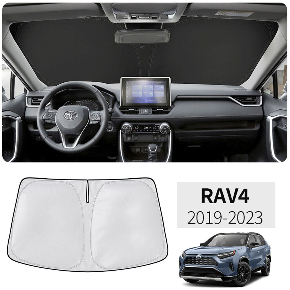 Suitable for 2019-2023 RAV4 windshield sunshade with UV protection. n