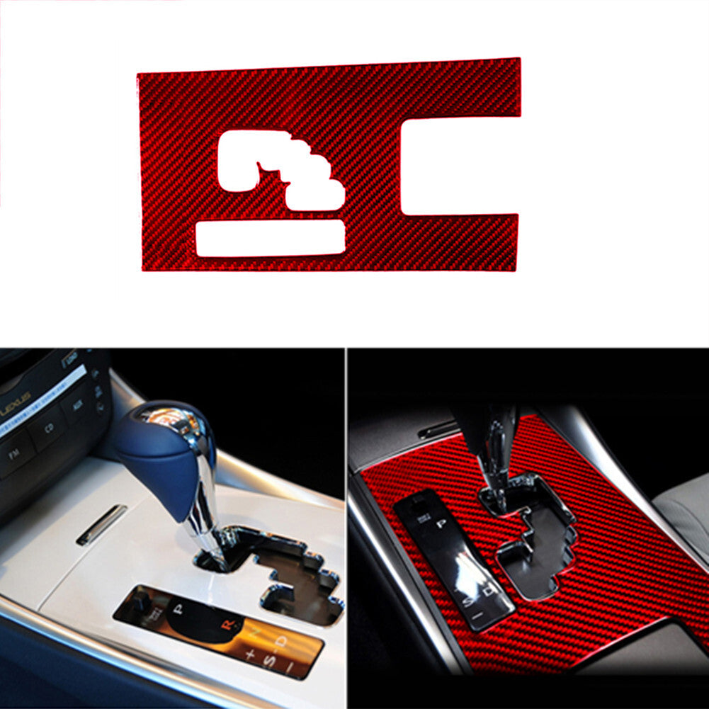 Red Interior Carbon Fiber Center Armrest sides Trim Cover for Camry 12-14 v