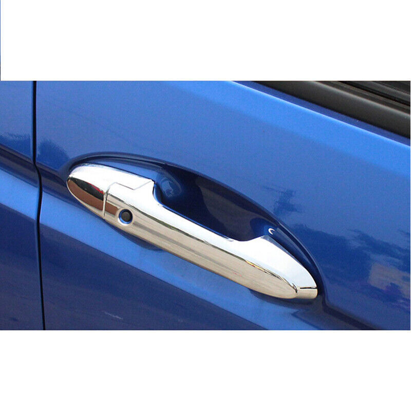 for Honda Fit Jazz chrome exterior side door handle cover trim For Auto 2014-2020