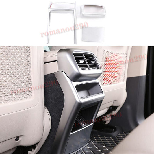 for Mercedes-Benz GLE-Class 2020-2022 Matte Silver Rear Air Outlet Cover Trim 3P
