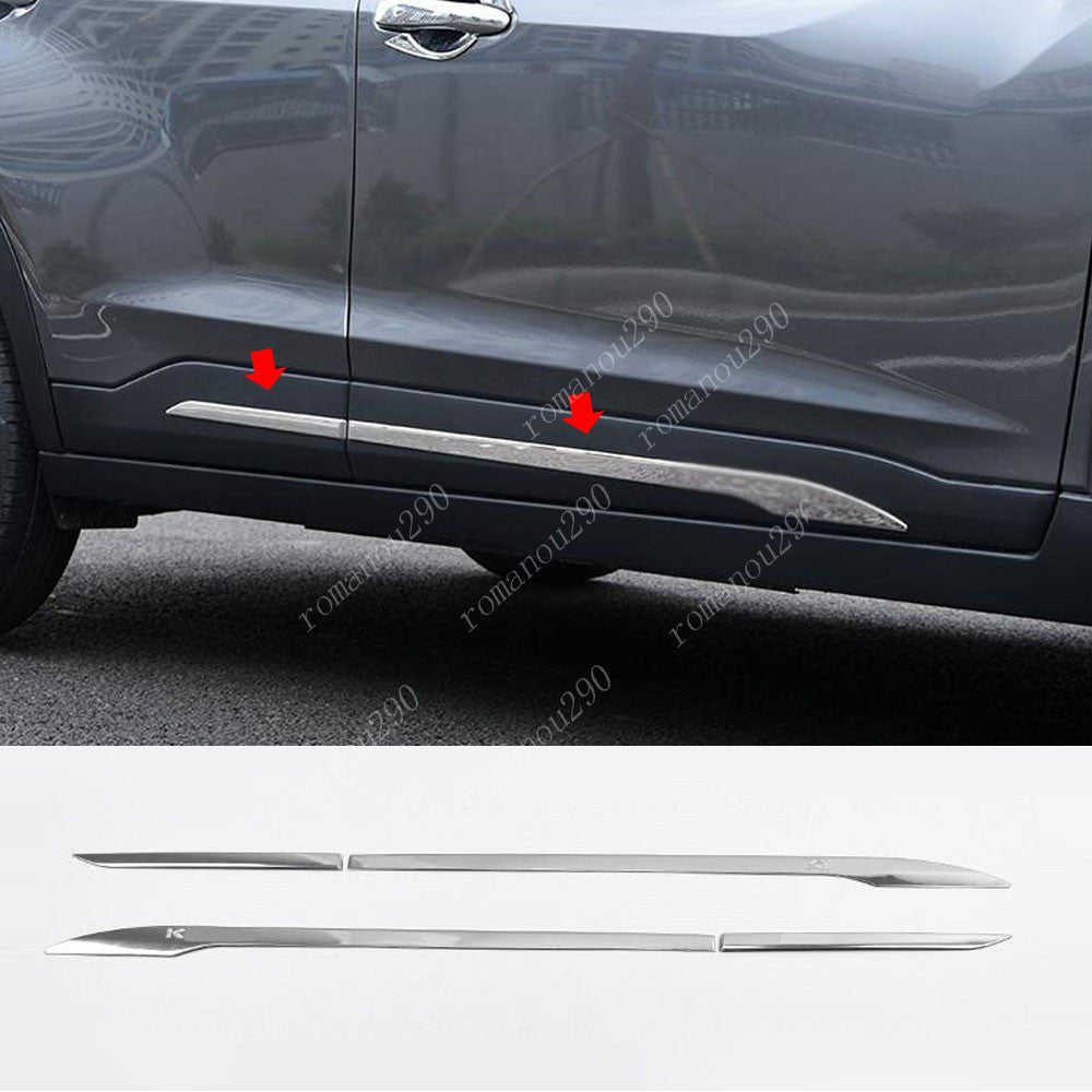 For Chevry Blazer 2019-22 silver Car Left Side Foot Rest Pedal Panel Cover trim v