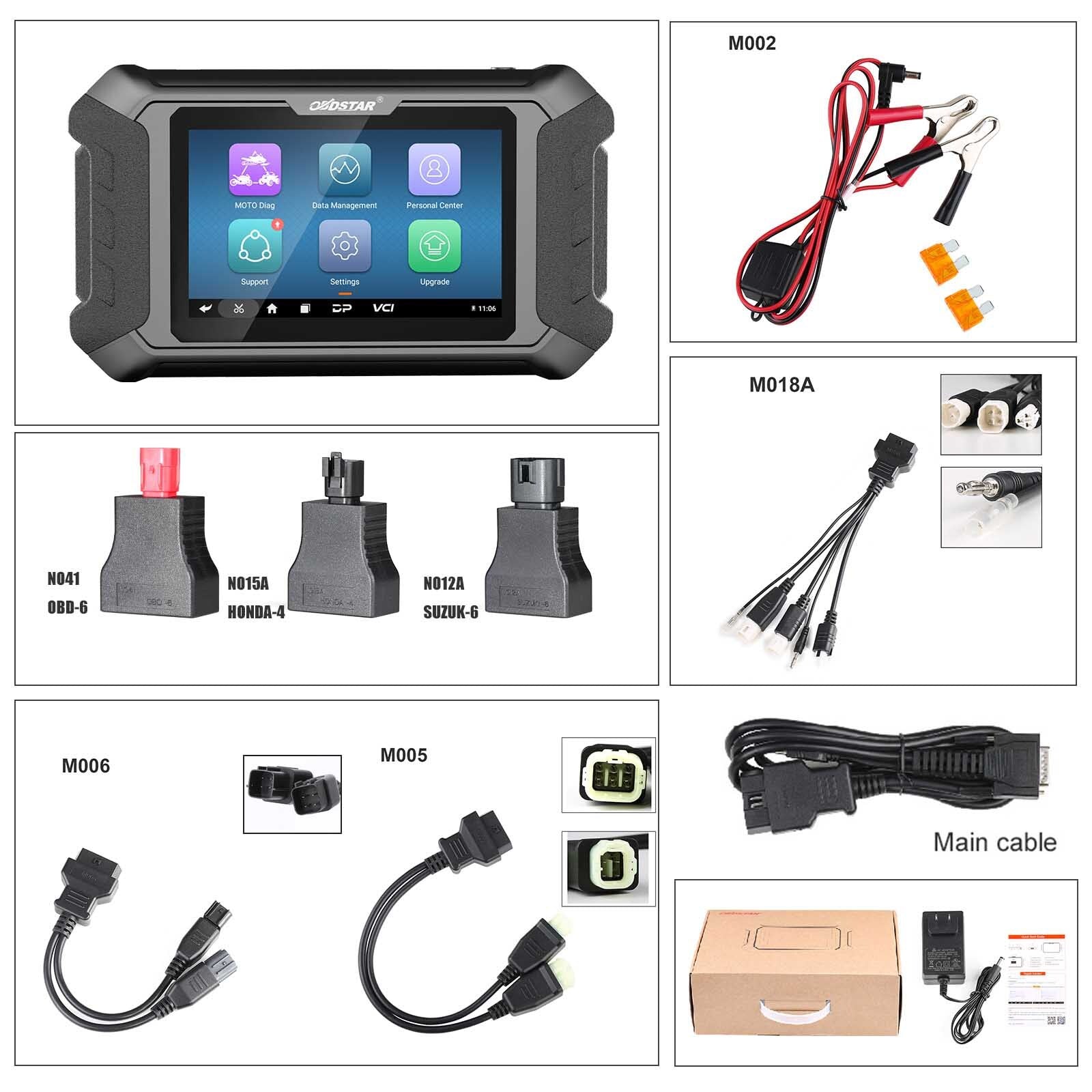 OBDSTAR iScan Motorcycle Diagnostic Programming Tool for YAMAHA for HONDA KAWASAK