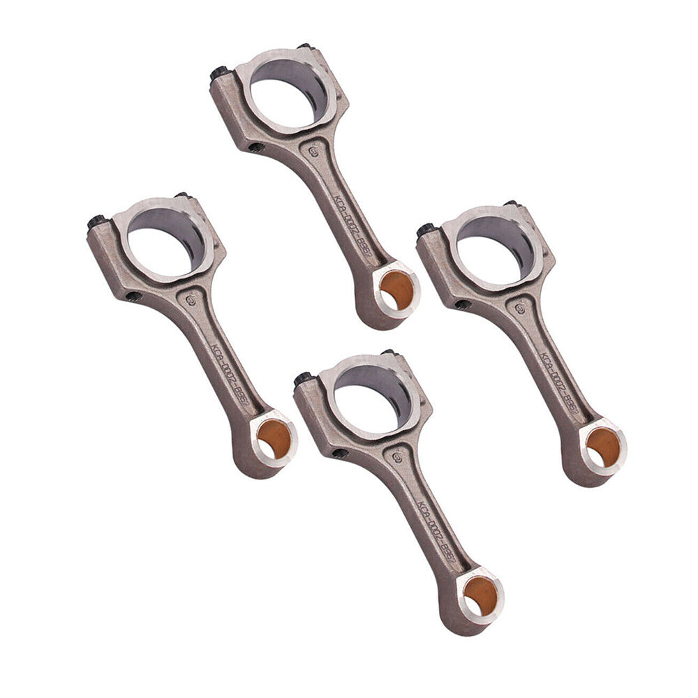 4x Connecting Rod +Piston Kit for Hyundai Sonata for Kia 11-13 Sorento Optima 2.4L