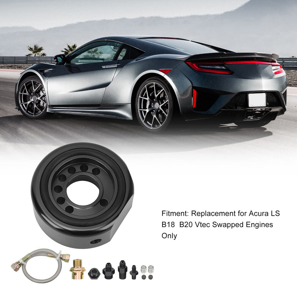 For Ls B18 B20 Aluminum Adapter Plate Sandwich Set VTEC Head Conversion Kit