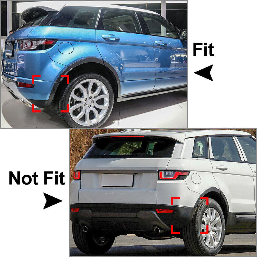 for Land Rover for Range Rover Evoque Black Rear Bumper Wheel Trim Molding Bracket
