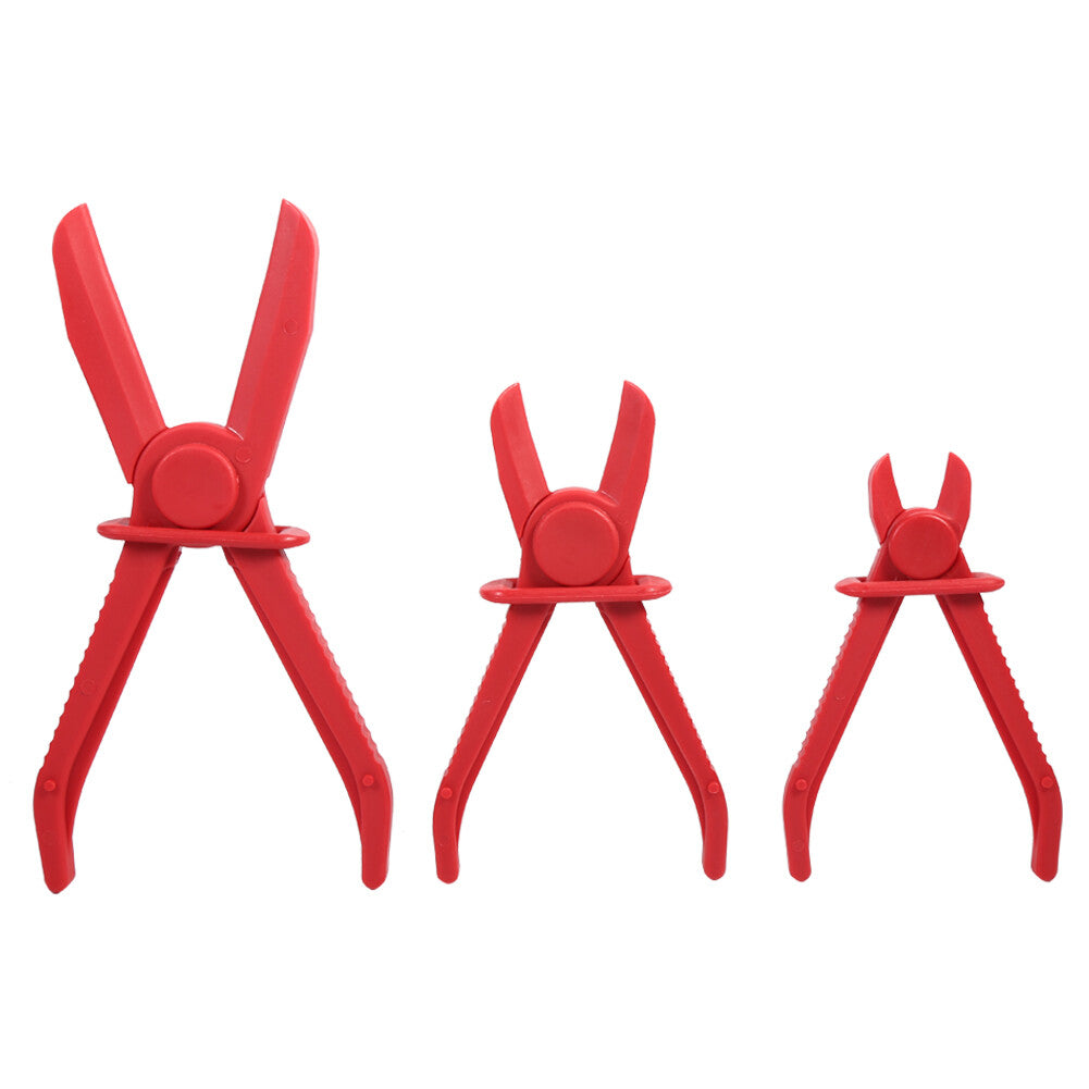 Hot 3pcs Nylon Hose Clamp Tool Set Brake Fuel Water Line Clamp Plier Hands