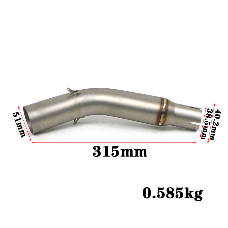 Mid Link Pipe for Suzuki GW250 Stainless Steel Single Exhaust Connected System