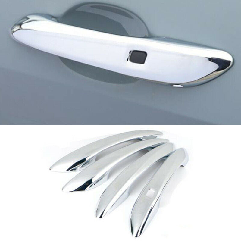 4P Chrome Outer Door Handle Molding Cover Trim ABS for Hyundai for Elantra 2021-2023