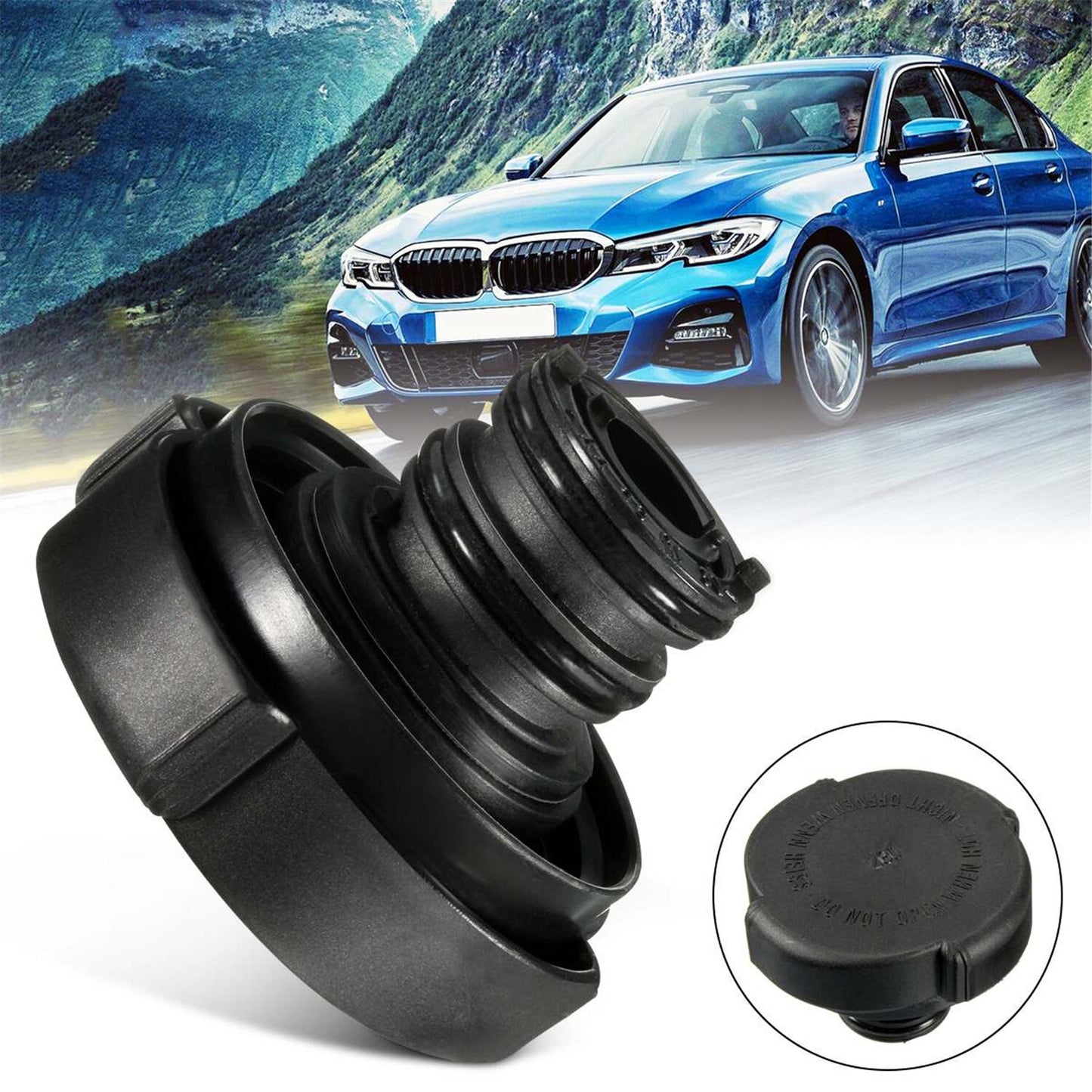 Radiator Coolant Reservoir Expansion Tank Cap for BMW E46 E38 E39 17111712669