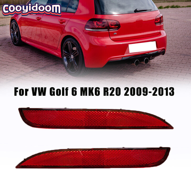 2X for VW for Golf 6 MK6 R20 2009-2013 Rear Corner Reflector False Light Brake Lamp