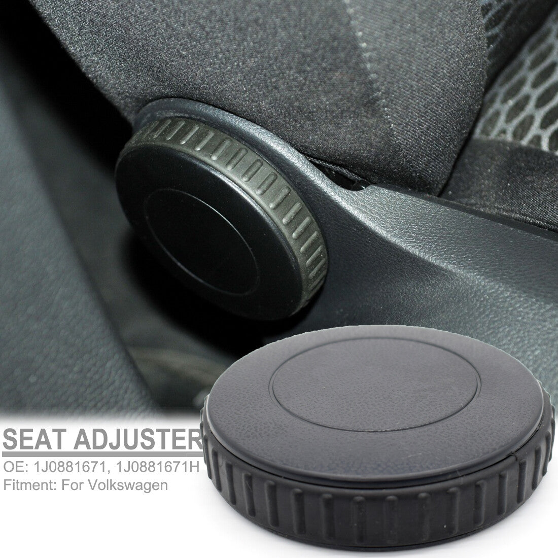 for Seat -back adjustment backrest rotary selector black for VW for Golf for Passat for Bora NEW Q