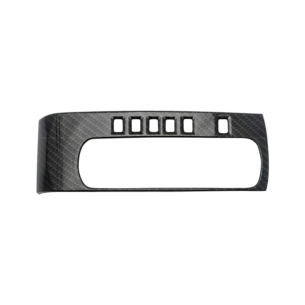 Carbon Fiber Gear Shift Box Panel Trim Cover for Civic 10th 2016-2019