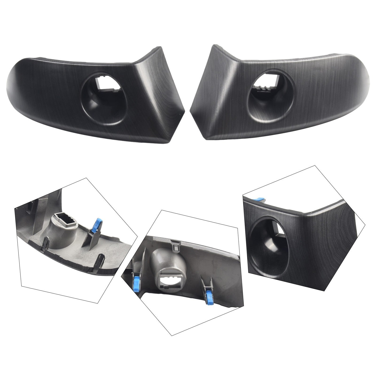 Pair Center Instrument Cluster Finish Panel Trim for Toyota For-Rav4-2006-2012