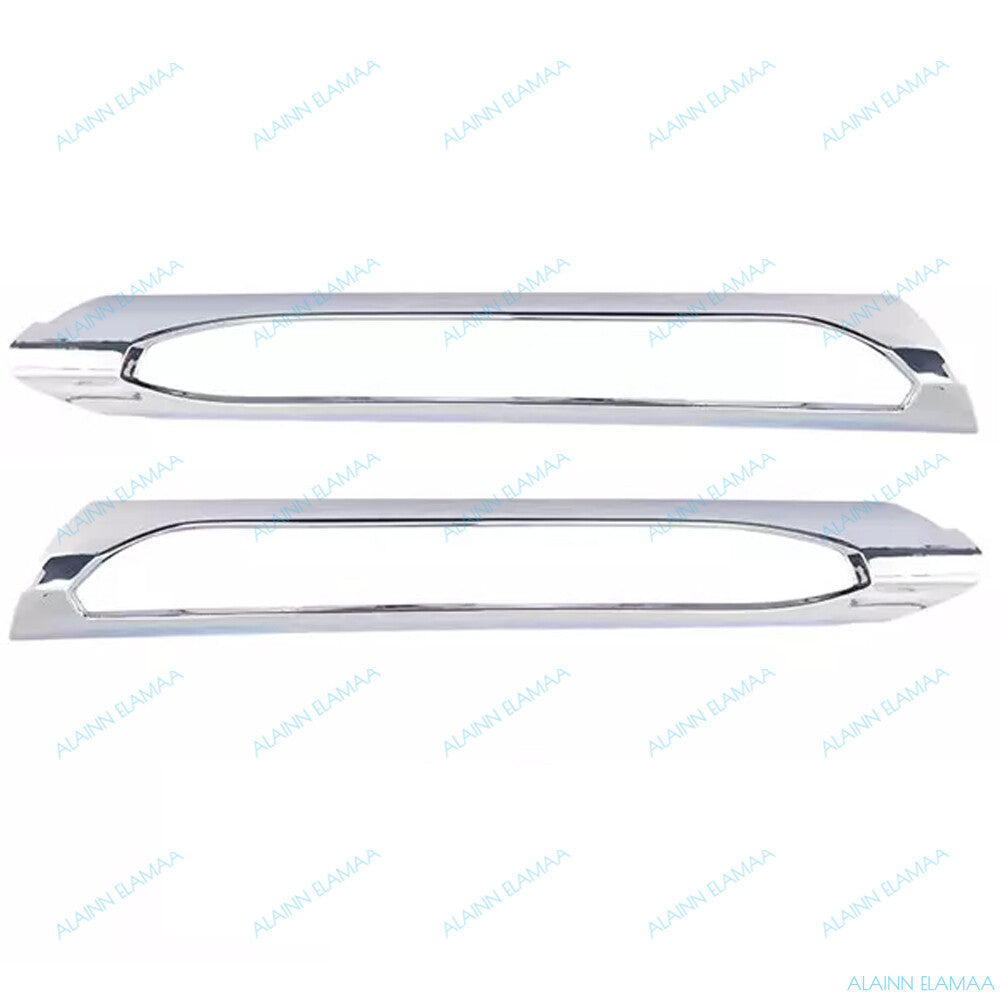 Pair Front Bumper Grille Fog Light Molding Trim for Mercedes for Benz E W207 2009-17