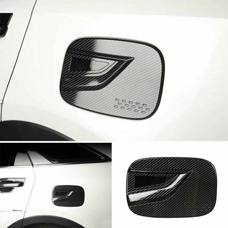 for Kia Sorento 2021-2023 Carbon Fiber Car Fuel Filler Cover Gas Tank Cap Trim