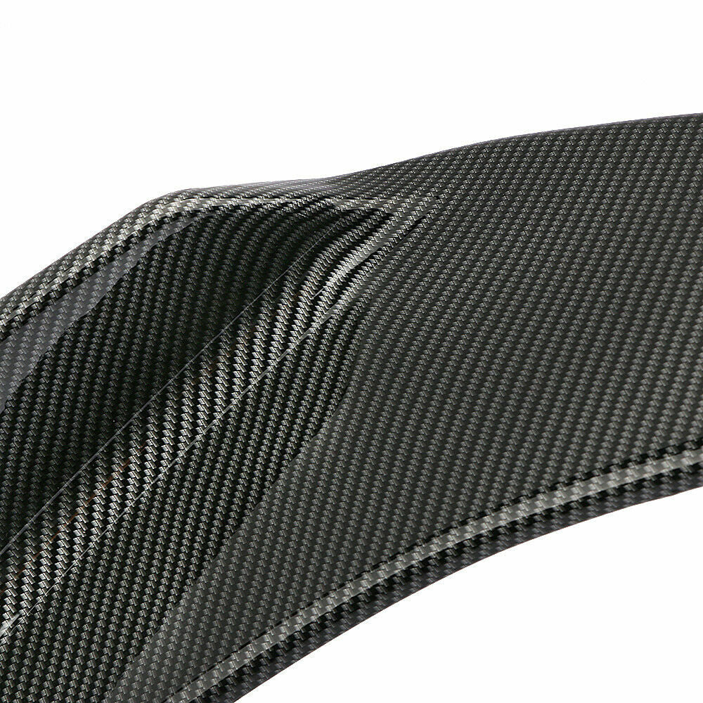 A pair of Winglet-type front bumper lip diffuser splitters made of Canard carbon fiber.