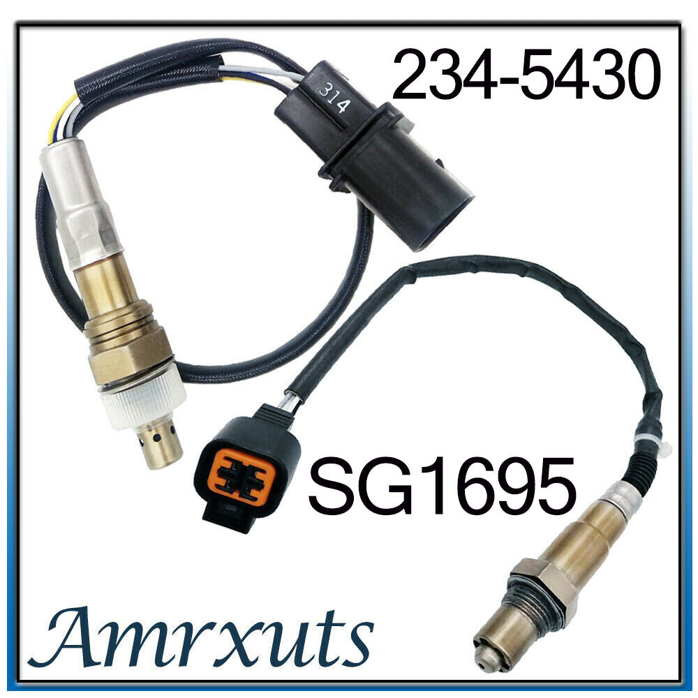 2-pack upstream + downstream oxygen sensors for Hyundai for Elantra and for Kia Spectra 2.0L (2003-2009) n