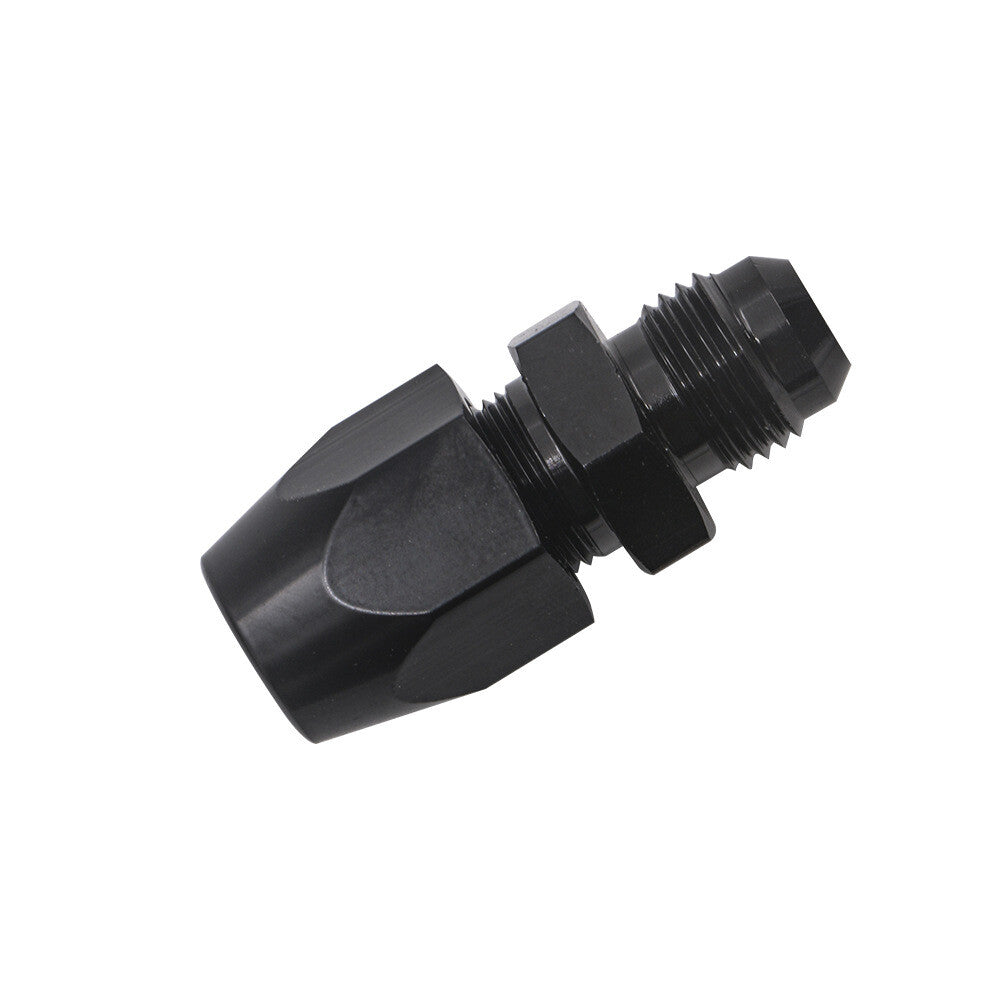 2Pcs Universal Straight Adapter AN6-3/8 NPT Fitting Swivel Oil Pipe Hose Ends