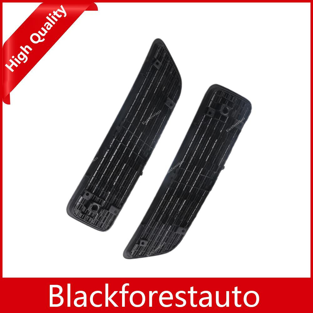 Pair Front Right  Left Hood Upper Grill Vent Fits 2007-2011 for Benz W221 Black Q