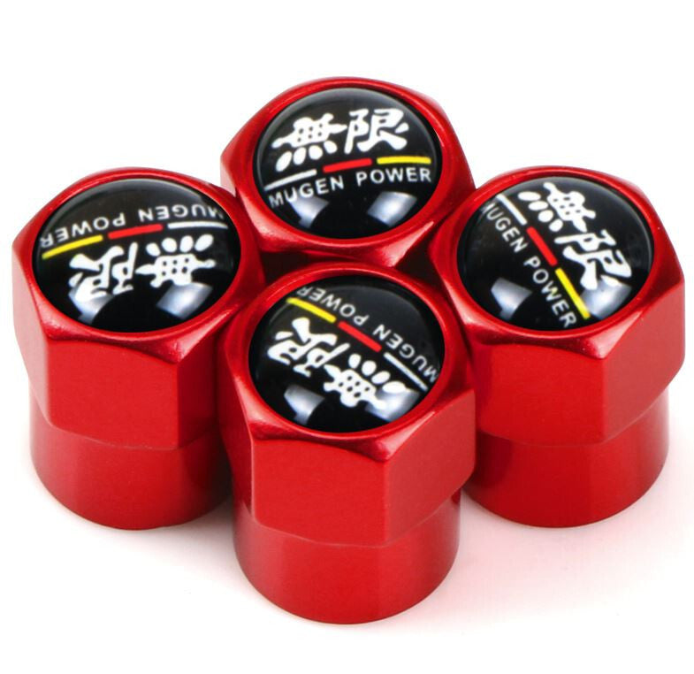4 Piece Car Tire Valve Cover Lever Air Dust Cover Black White Skull for Subaru - v