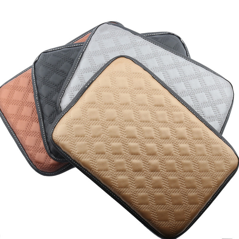 Universal SUV Car Armrest Covering Car Center Console PU Leather for Seat Cushion - Convenient n