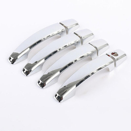 Silver ABS Exterior Side Door Handle Cover Trim 8PCS for Cadillac Car SRX 10-16