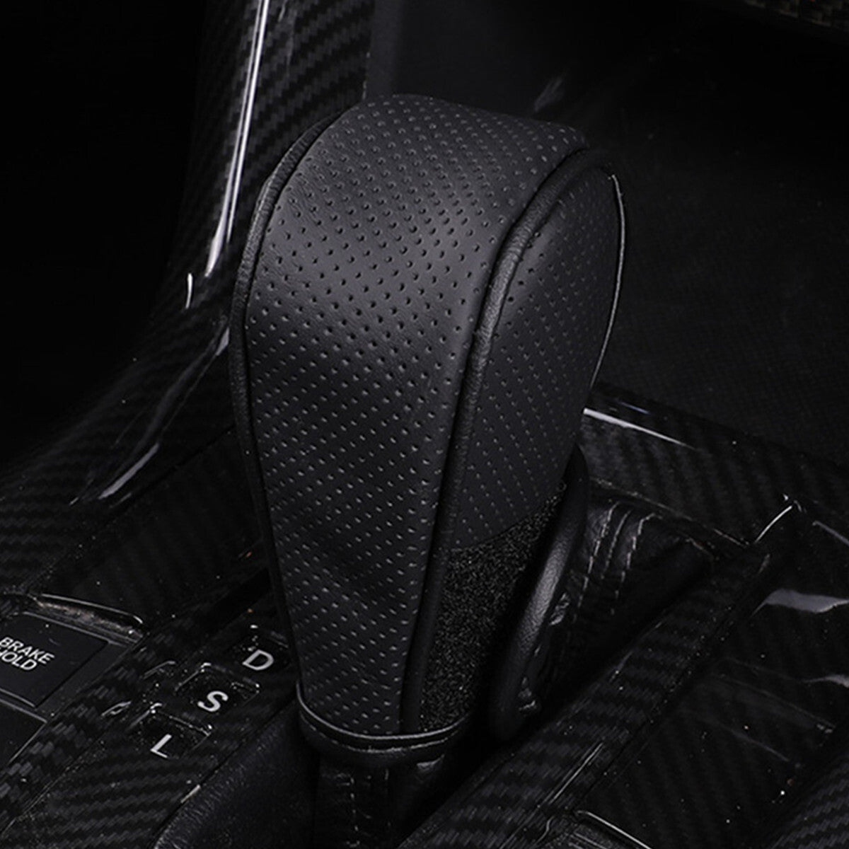 Car Gear Shift Cover Black Shift Knob Cap Cover for Car Shifter Interior Trim Q