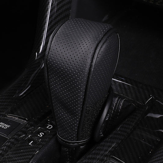 Car Gear Shift Cover Black Shift Knob Cap Cover for Car Shifter Interior Trim Q
