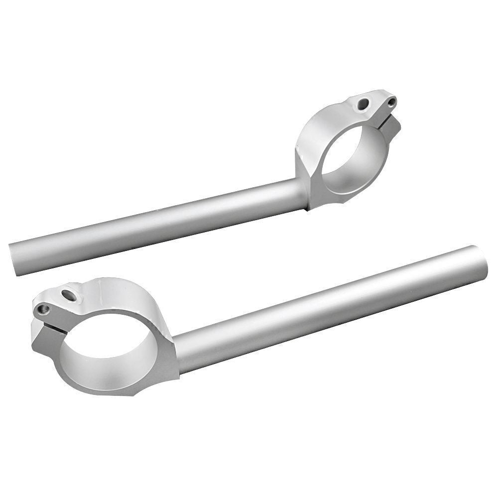 Clip-On Motorcycle Handle Bar Clip for YAMAHA YZF R6 2006 2007 2008-2010 Silver Q